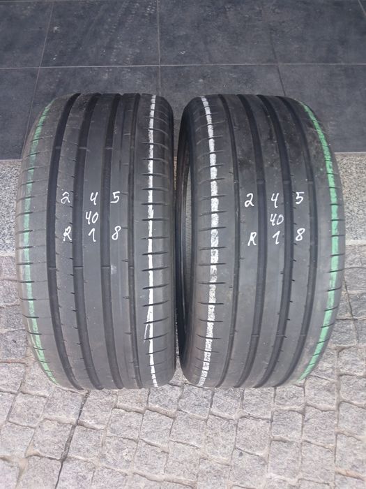 2 pneus 245 40 r18 dunlop