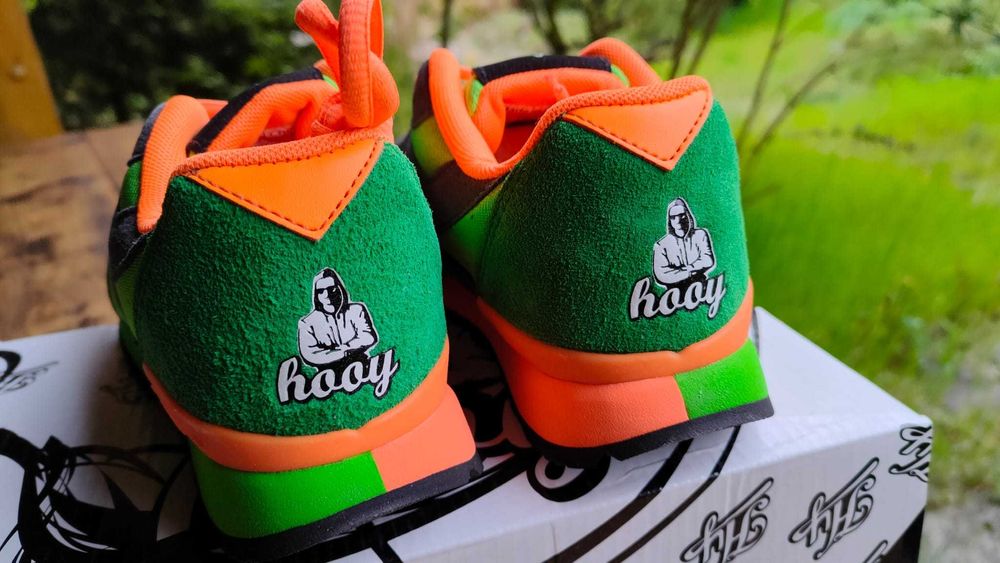 Buty Hooy Spider r.35 Trawa z Pomarańczą #2