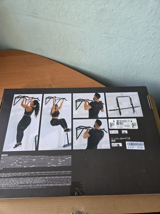 Drążek do podciągania + zestaw gum oporowych + hantle