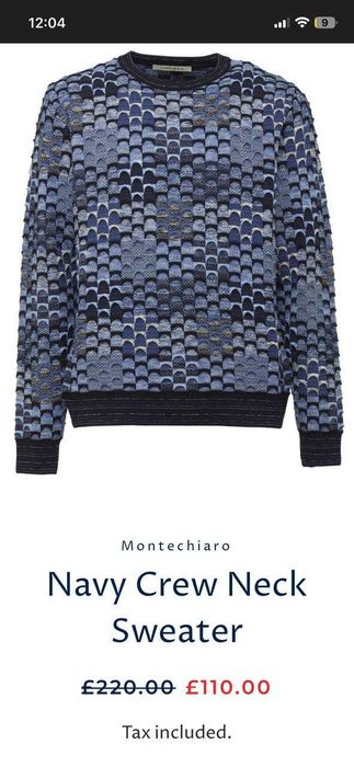 Итальянский Вязаный Свитер Montechiaro