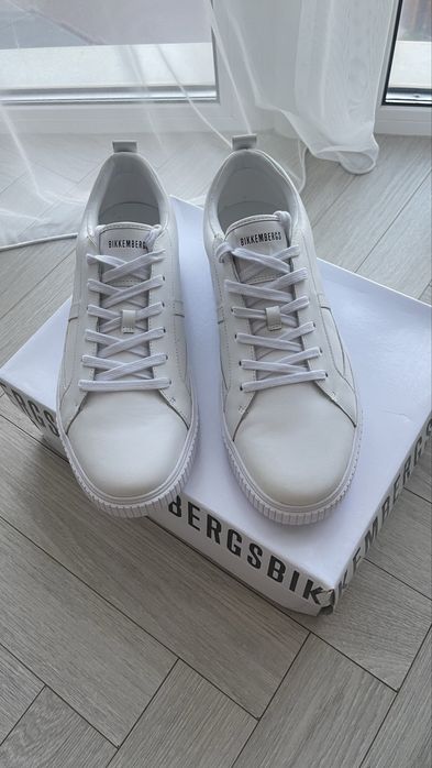 Кеди Bikkembergs кросівки GANT 45 р шкіряні Tommy  кроссовки