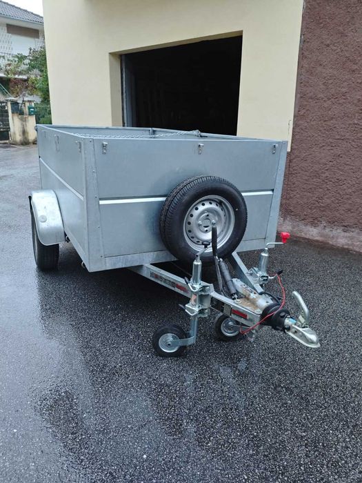 Reboque Atrelado Ligeiro 750 Kg Homologado (Com Matrícula) – Ideal para Lenha
