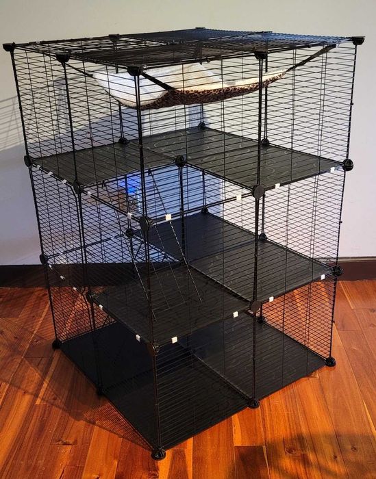 Klatka Woliera dla Gryzoni Szczurów Szynszyli 104cm NOWA Wybieg Kojec