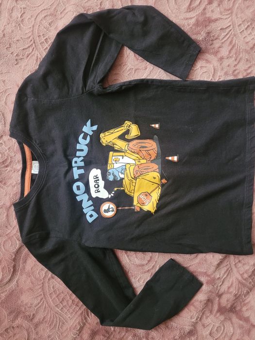 T-shirt z długim rękawem bluzki 128