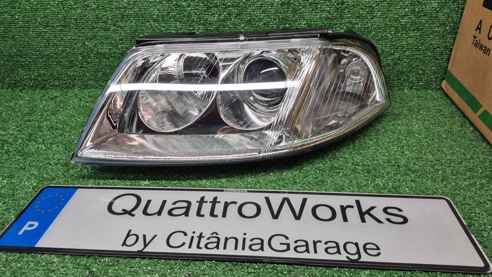 VW Passat B5(3BG)10.00-11.05-ÓTICA/FAROL FRENTE ESQUERDO NOVO EMBALADO