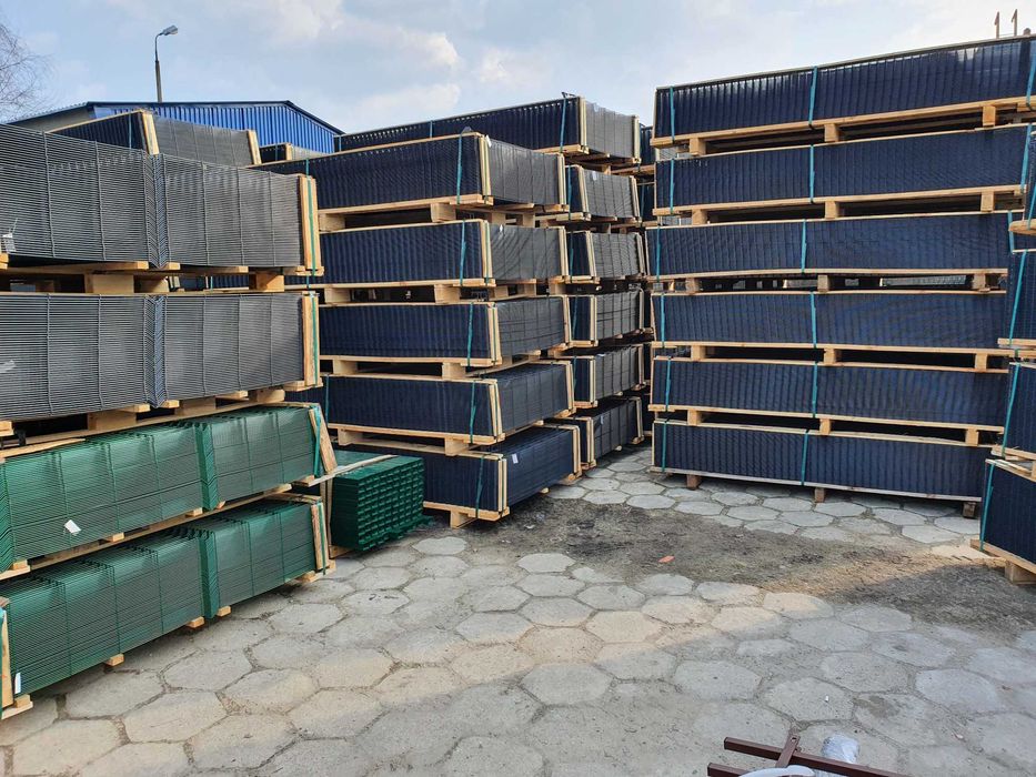 OKAZJA !!! Ogrodzenia panelowe 173 cm Fi 4 - komplet !