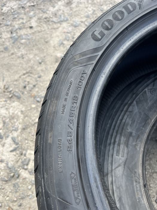 Шини 245/45/18 6mm‼️;Goodyear‼️;комплект;літні;резина склад R18
