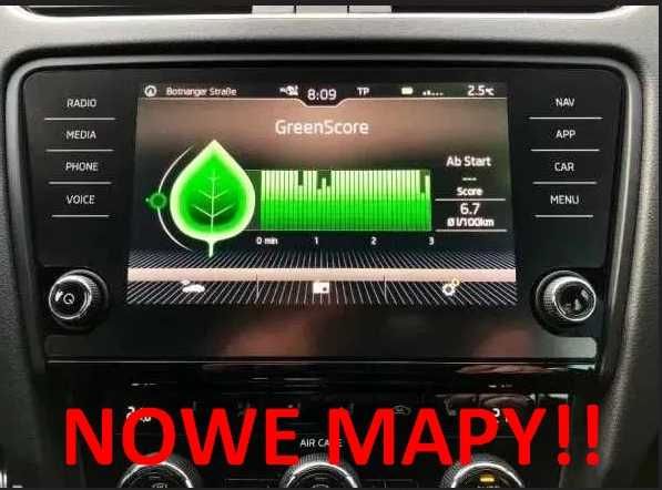 Polska nawigacja mapy menu PL VW Skoda Seat RNS310 RNS315 Karta RADOM