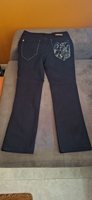 Calças pretas como novas tamanho M 38