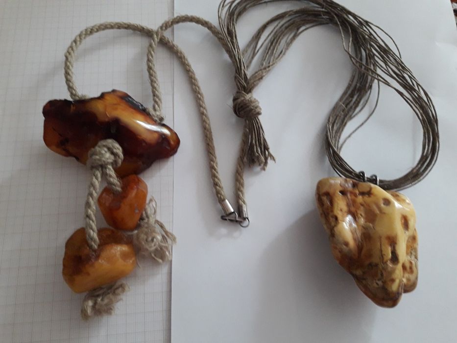 Wisior bursztyn bałtycki