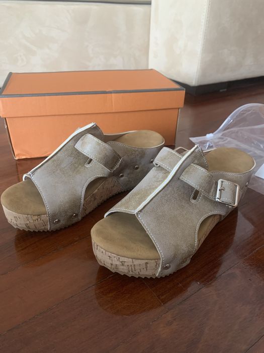 Sandália cortiça mulher