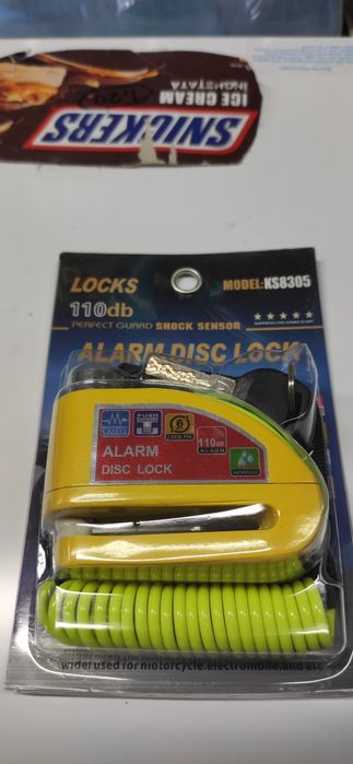 Cadeado alarme para motos || disc lock for bike