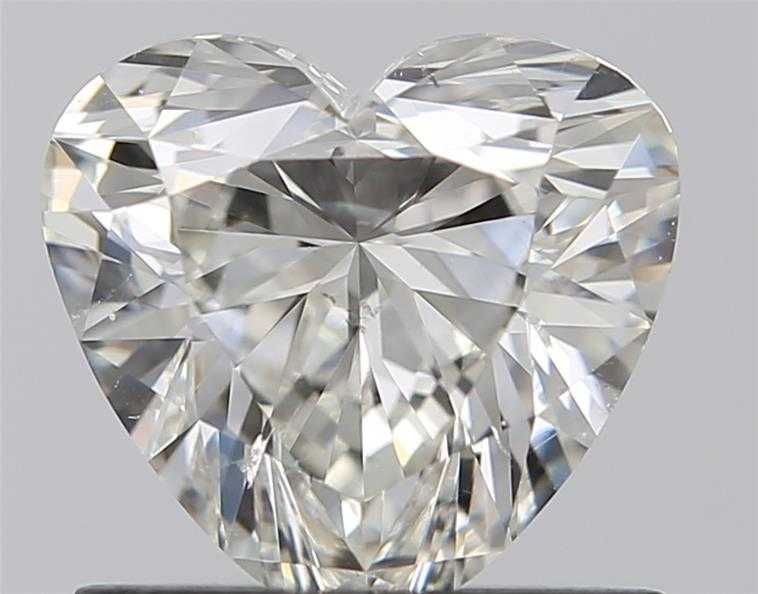 Diament Brylant 0.9 ct J / Si1 Serce GIA