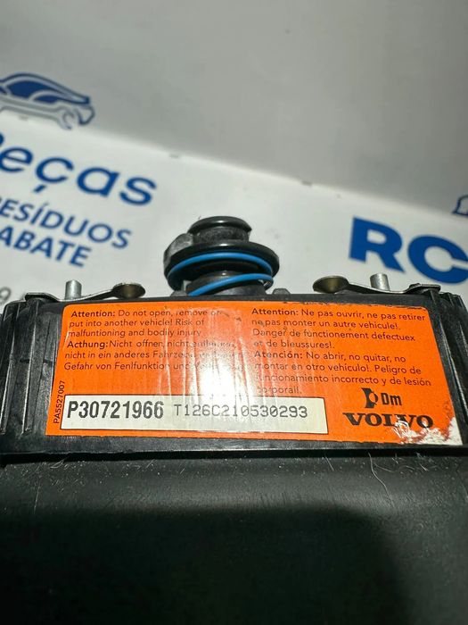 Airbag Volante Guiador Original Volvo S60 P30721966 2010 - 2018