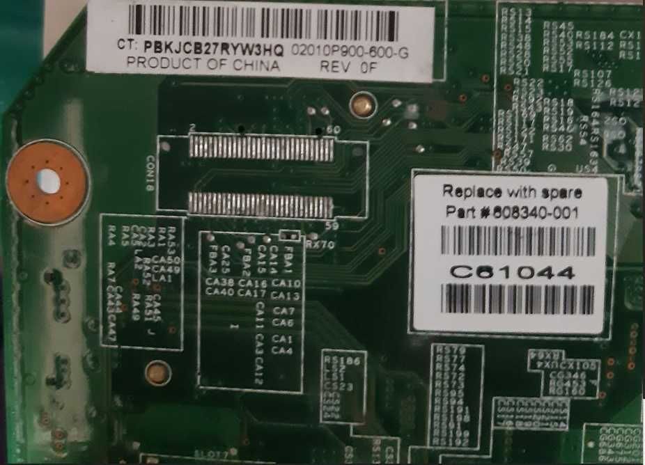 Board HP G62-A40SP i3 - Recuperar ou Peças