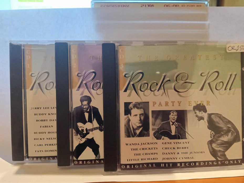 cd Rock and Roll Party Ever ( 3 cd's ) compilação