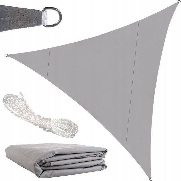 Żagiel Przeciwsłoneczny Ogrodowy Wodoodporny 3X3 M Trójkąt Zacieniacz