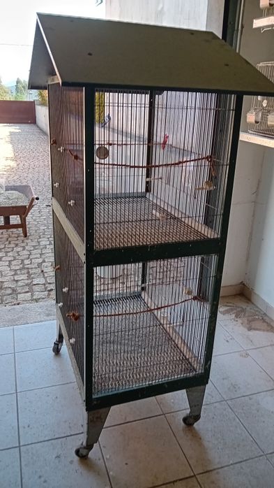 Viveiro duplo para Aves