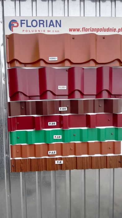 Blachy płaskie, blachodachówki, blachy trapezowe,