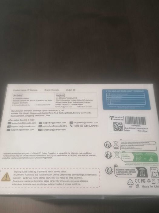 Câmara de segurança wireless para exterior