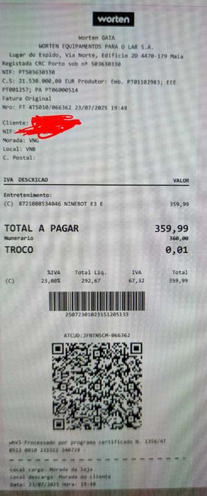 Trotinete segway NINEBOT E3