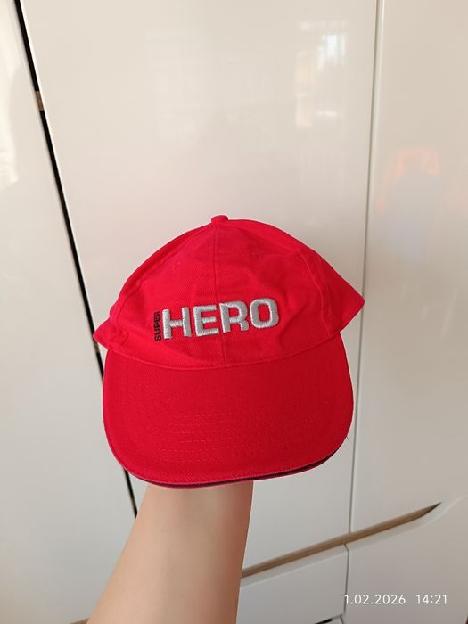 Czapka z daszkiem Super Hero czerwona