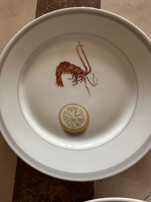 6 pratos peixe/merisco/legumes vista alegre