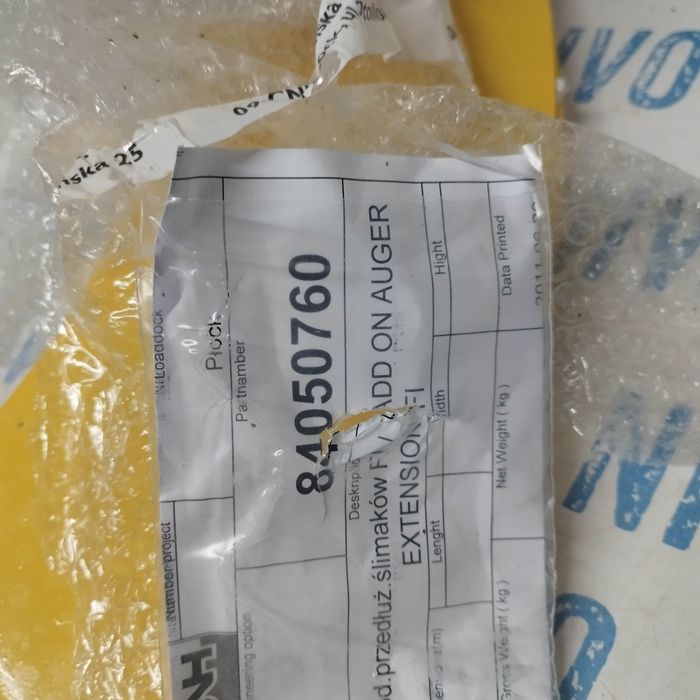 Zestaw dia kombajn cnh case new holland 8405.0760