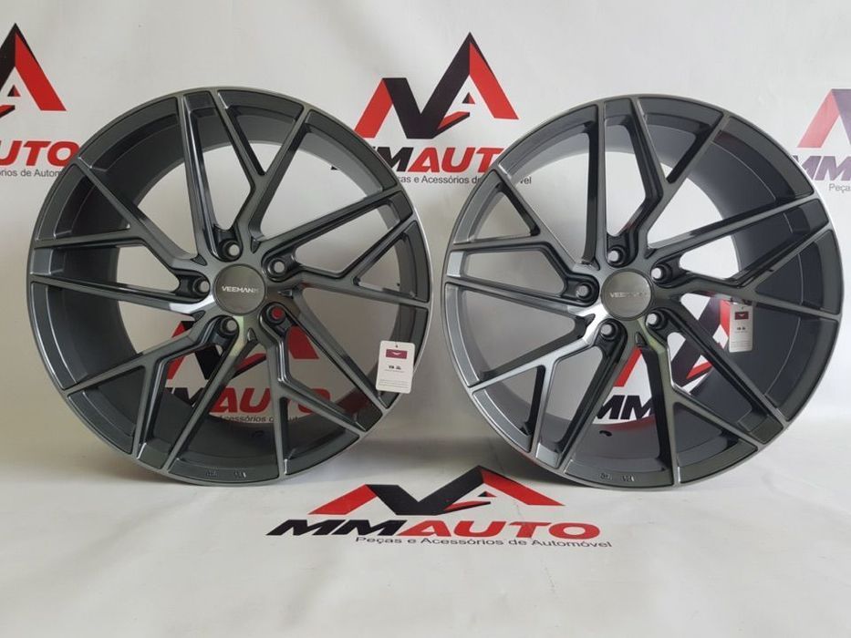 Jantes Veemann V-FS44 Graphite Smoke Machined 19
