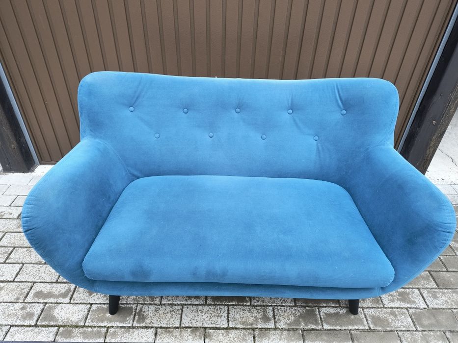 Meble bydgoskie sofa dwuosobowa George turkus