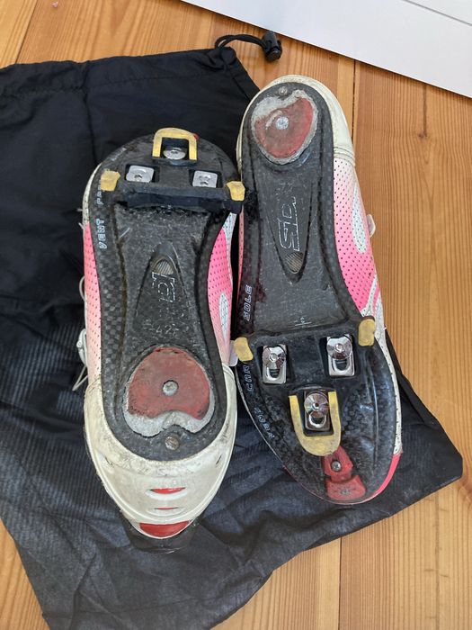 Buty rowerowe damskie SIDI – r. 42,5 (26 cm) + bloki – używane