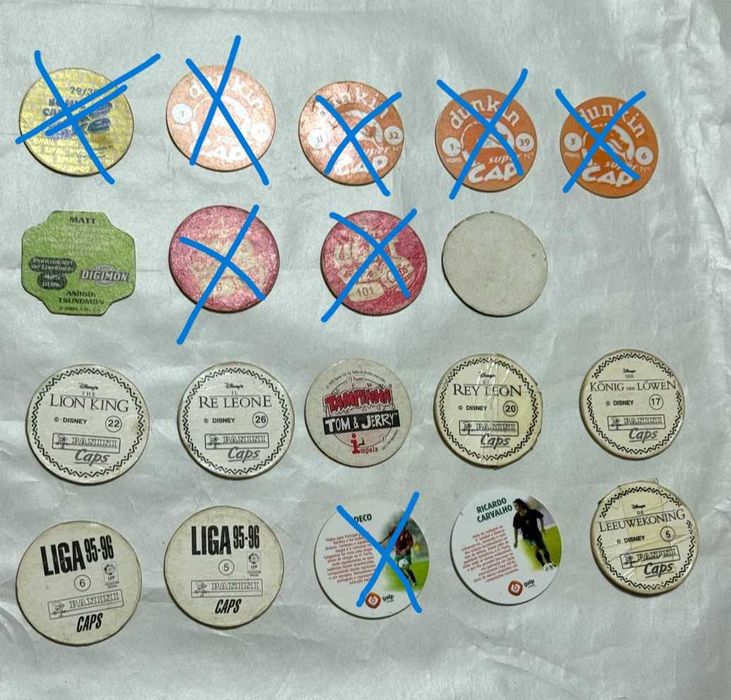 Tazos de Coleção – Disney, Dragon Ball, Futebol