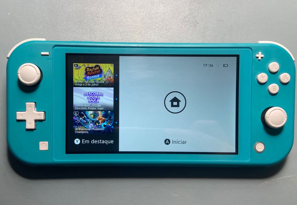 Nintendo switch lite com Jogo e carregador