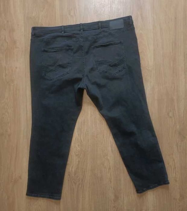 Tom Tailor plus fit W46L32 spodnie jeansowe męskie czarne slim fit