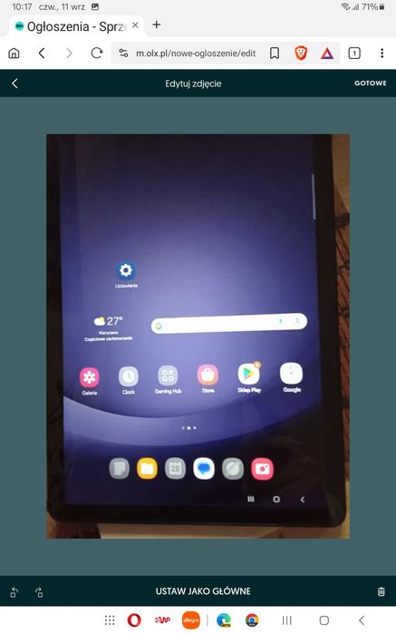 IGŁA. Super tablet Samsung A9+ . Ekran 11 cali