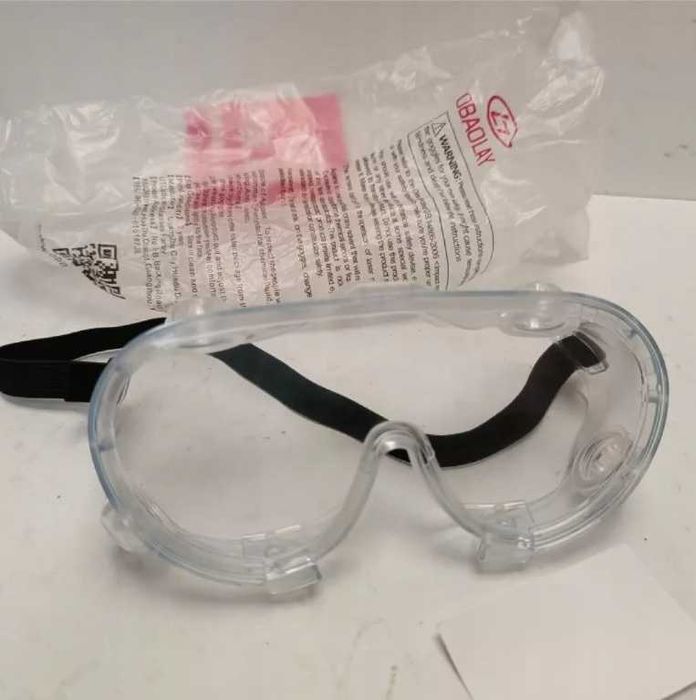 Gogle Okulary ochronne BHP robocze wentylowane komplet 10 sztuk!