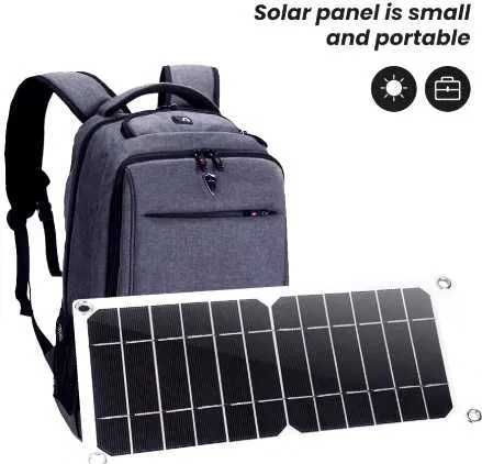 HIT! Panel solarny - wyjście na USB - ładowarka do telefonu