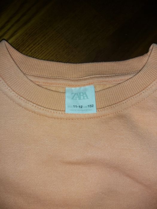 Bluza ZARA kolor brzoskwiniowy wiek 11-12 lat, rozmiar 152