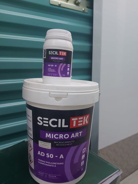Primário de aderência, verniz i componente B para micro cimento