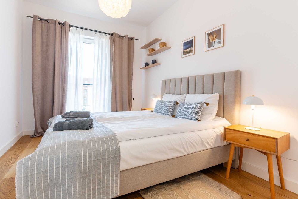 MARINA DELUXE - 80m2, balkon, garaż, widok na jezioro, Mazury, Netflix