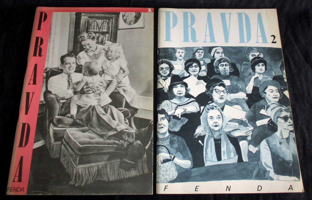 Livros Revistas Pravda 1 e 2 Fenda