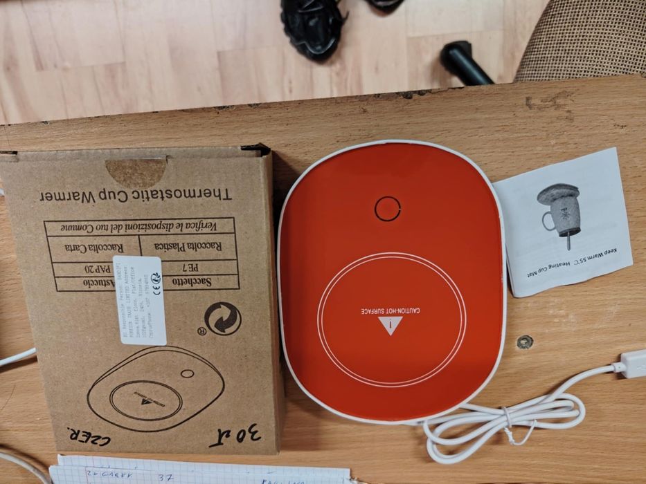 Podgrzewacz do szklanek z mlekiem herbata itp