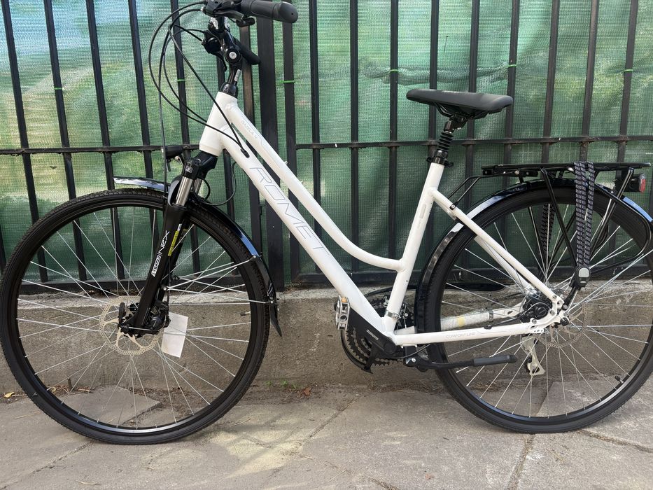 Rower trekkingowy damski Romet Gazella promocja nowy shimano bagażnik