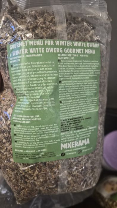 Pokarm dla chomików