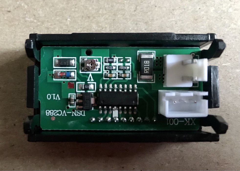 Вольтметр амперметр 100В 5 А 10 А для  автомобільного акумулятора