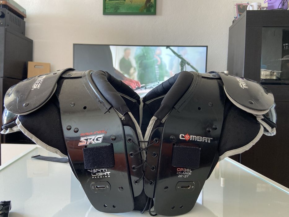 Shoulder Pads Futebol Americano Rawlings Combat CP36L 2XL