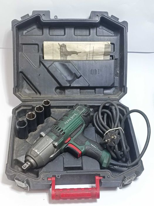 Klucz Udarowy Parkside Pdsse 550 A1 550w + Walizka Nasadki 3281/10/25l