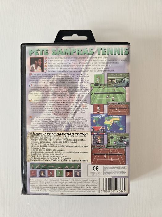 Mega Drive Pete Sampras Tennis