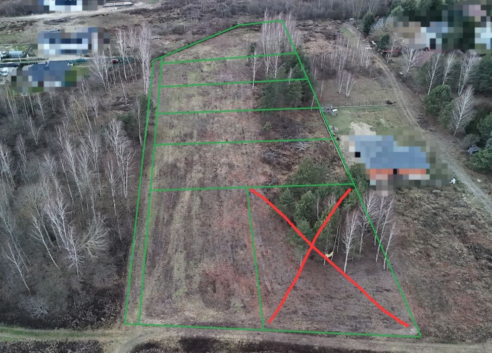 Działka 1104m2 z możliwością zabudowy