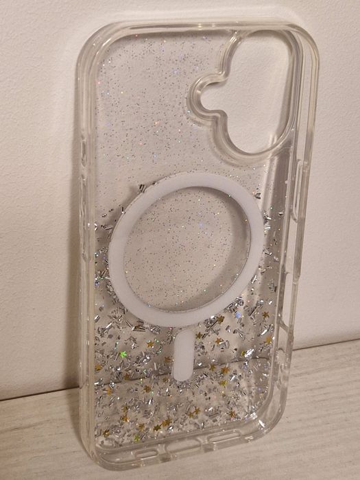 Tel Protect Moonlite Magsafe Case do Iphone 16 Plus srebrny clear